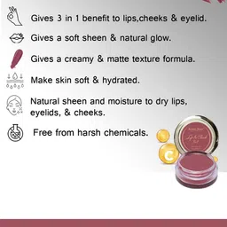 Seven Seas Lips & Cheek Tint Enriched With Vitamin C for Soft Natural Glow 8 g - Mandy image 4