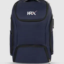 HRX by Hrithik Roshan Navy Blue Unisex Anti-Theft Backpack with Shoe Pocket-46