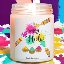 Aromatic Fables White Blossoms of Joy Jasmine Bloom Holi Scented Candle-42