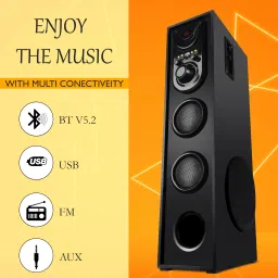 QuillQuarry Q-84743 Tower Speaker/Home Theatre With Subwoofer, Karaoke Support Aux, FM, USB 100 W Bluetooth Tower Speaker-image-48