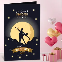 You And Me Forever Happy Valentine'S Day Surprise Valentines Greeting Card Greeting Card-image-5