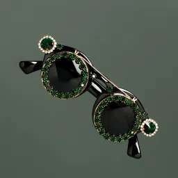 Others Round Sunglasses (Free Size)-image-0