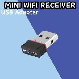 FRONY (Wi-Fi Receiver) with Multi-Device Connectivity For All Pc System and LaptopC324 USB Adapter-picture-3
