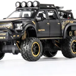 Diecast Pickup Truck Raptor 6x6 Toy Car Scale Model,Pull Back Vehicles Supercar-19