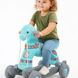 Baby Horse Rider and Rocker Boy Girl Unisex Playtime Fun for Kids 1-3 Years kids rider and rocker Tricycle-33