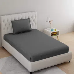 310 TC Satin Single Striped Flat Bedsheet-image-92
