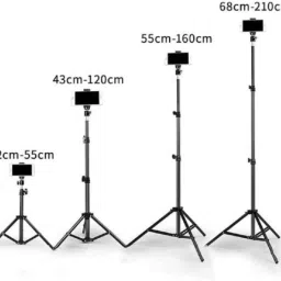 NEELTREDE 2.1 Meters universal Mobile Tripod Stand with Mobile Hold rAdjustable Monopod Kit image 2