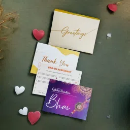 NEW TRENDING RAKHI AGREEMENT GREETING CARD FOR BEST BROTHER & SISTER (PACK OF 1) Assorted Greeting Card Set-image-30