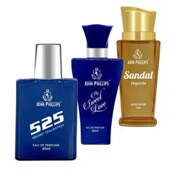 JOHN PHILLIPS Set of 3 Eau De Parfum 60 ml each - 525 + My Sweet Love + Sandal-picture-47