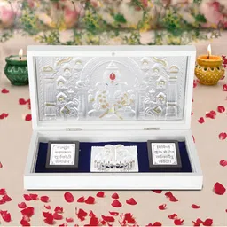 INTERNATIONAL GIFT Silver Toned & Grey 2 Pieces Home Gift Set-picture-43
