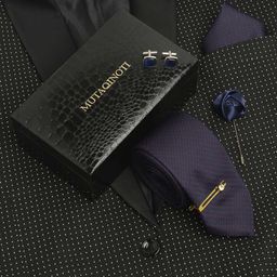 MUTAQINOTI Men Silk Necktie Accessory Gift Set-image-66