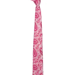The Tie Hub Men Paisley Printed Necktie with Pocket Square Combo-image-57