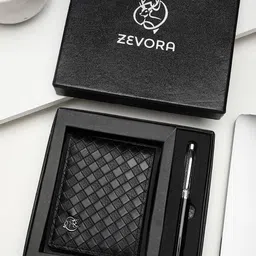ZEVORA Men Pen & Wallet Leather Accessory Gift Set-41