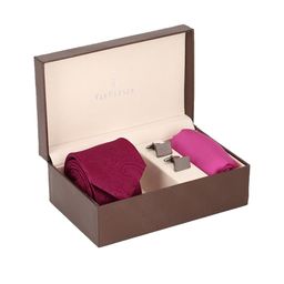 Van Heusen Men Purple Printed Accessory Gift Set Of Tie Pocket Square And Cufflink-picture-21