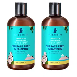 Pilgrim Set of 2 Mild Sulphate Free Shampoo Infused with Argan Oil-42