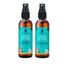 Pilgrim Set of Secrets Of Jeju Island Hair Serum & Face Mist with Camellia-17