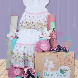 Baby Moo Infants Pack Of 9 Baby Apparel Gift Set-17