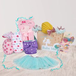 Baby Moo Infants Girls Set Of 20 Multicolored Royal Princess Baby Apparel Gift Set-20