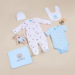 Nauti Nati Infants 5-Pcs Pure Cotton Baby Apparel Gift Set-picture-15