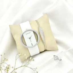 JOKER & WITCH Women Silver Watch Gift Set-image-18