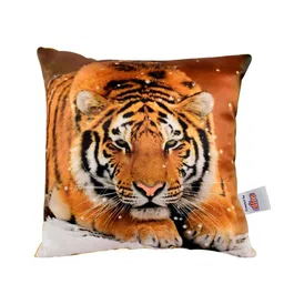 Ultra Kids Brown Royal Tiger Digital Printed Cushion Plush Soft Toy-6