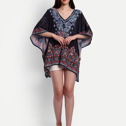 Indiankala4u Chikankari Embroidered Kaftan Top-image-56