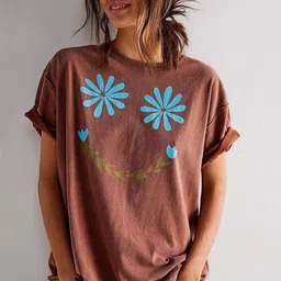 StyleCast x Revolte Floral Print Extended Sleeves Kaftan Top-image-78