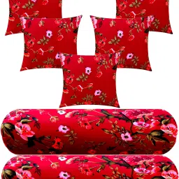 Microfibre Floral Bolster Pack of 7-image-18