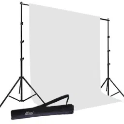 Hiffin 8X12Ft White Screen with 9X9Ft Background Support Stand Kit Reflector Reflector-18