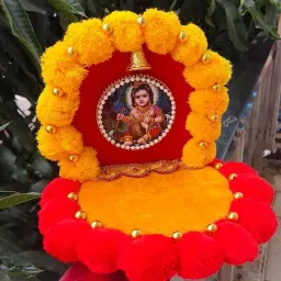 Ladoo Gopal singhasan Kanha Ji Sofa & Laddu Gopal Singhasan Sofa Fabric-image-17
