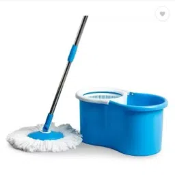 360° Spin Floor Cleaning Bucket Mop Set Sponge Wipe-14