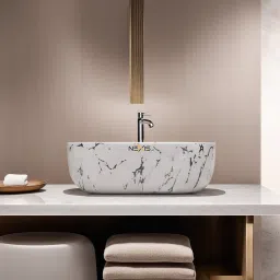 Premium Designer Ceramic Wash Basin ( 18x13x5 ) N/144 Table Top Basin-image-11