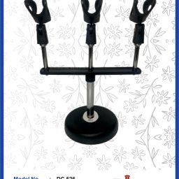 Table top mini mic stand METAL BODY 6IN Holder for Mic 3 Three Mic Holder Mic holder-image-60