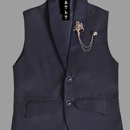qitty Solid Men Waistcoat-picture-22