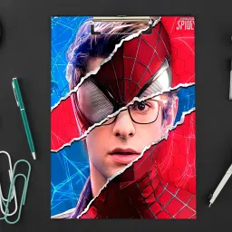 Spiderman Boy digital Reprint Clipboard Exam Pad (14x9.5 Inches) Premium Quality-image-34