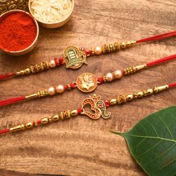 Religious 23RK_11RA_CR Assorted Rakhi Set-image-92