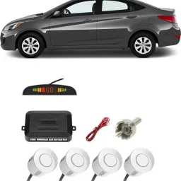 AB170 Silver Car Reverse Parking Sensor with LED Display 4 Sensor A170 Parking Sensor-picture-19