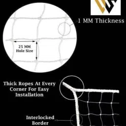 i geon Anti Bird Net / Garden Net 8 Ft. x 12 Ft. (96 SQ.Ft.) Nylon Net For Balcony Hiking Net image 3