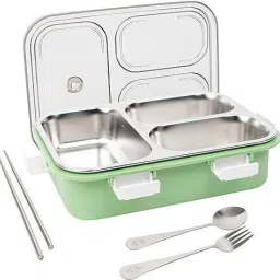 3 Compartment Leak-Proof BPA Free Stainless Steel Lunch Box 1 Containers Lunch Box-26