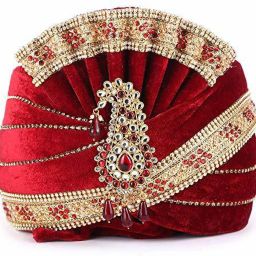 RAM MURTI ENTERPRISES Self Design Pagri-image-22