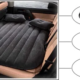 SP NW Multifunctional Inflatable Car Bed Mattress with Two Air Pillows st5 Inflatable Sofa/ Chair-17