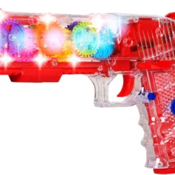 3D Concept Gear Toy Gun with Flashing LED Lights and Musical Sounds for Kids-picture-19