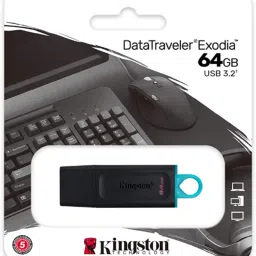 KINGSTON DataTraveler Exodia DTX USB 3.2 64 GB Pen Drive Compatible with Audio Player, Desktop Computer, Laptop, Netbook, Television USB 3.2 Plastic Case image 3