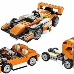 119 Pcs Architect Series 3 in 1 Racing Car Building Blocks-image-46
