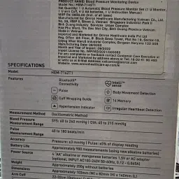 OMRON HEM-7142T1 Bp Monitor image 3