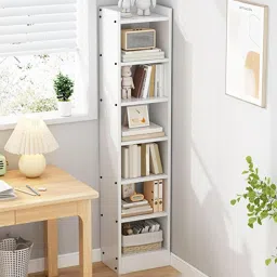 Wooden Bookshelf 7 Tier | Multiple Use For Office, Study room Engineered Wood Open Book Shelf-25
