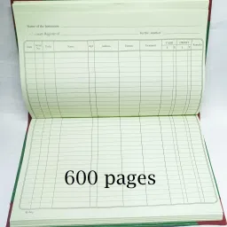 600 pages Hospital Dispensary Register Dispensary OPD Register 600 Pages 1-Part Hard Bound-18