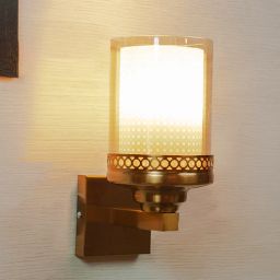 kapoor lampshades Bumpy Metal Wall Mounted Uplight Sconce (Yellow)-picture-29