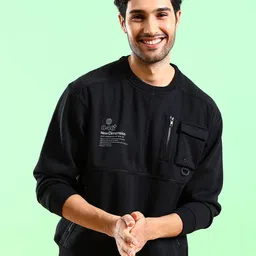 the indian garage co. Men Full Sleeve Solid Sweatshirt-picture-21