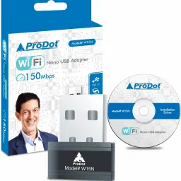PRODOT 150Mbps 2.4GHz USB WiFi Adapter, Nano WiFi Dongle USB Adapter-0